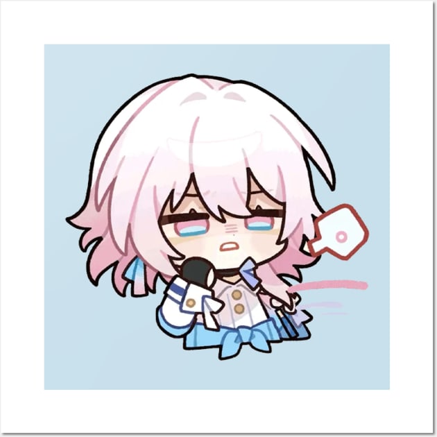 Honkai Star Rail Chibi March 7th Wall Art by HoyoStan